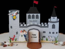 Tutorial for making a box card. Princess Castle Card By Dt Lena Simply Crafty Svgs