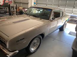 Image result for Tan 1967 Barracuda