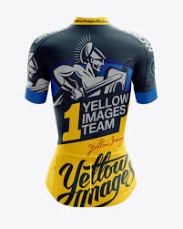 Sign up for a pro account with zofile.com for fast download. Download Women S Cycling Jersey Mockup Back View Object Mockups All Free Psd Mockup