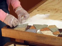 Turn your table into a tiled masterpiece. How To Make A Mosaic Tile Tabletop How Tos Diy