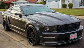 Black And Red Mustang Rims Concave Mustang Wheel Gallery Downforce Zr Mustang Mustang Cars Mustang Wheels