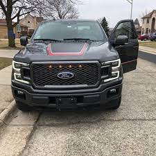 (has a center bar in the. 2018 2020 F 150 Stx Se Raptor Grill Light Customautoworksstore
