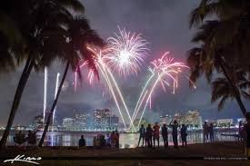 West Palm Beach Fireworks New Years People Watching Florida Photography Palm Beach Island West Palm Beach