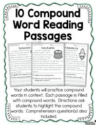 Apr 24, 2018 · incitement passage: Compound Words A Teachable Teacher