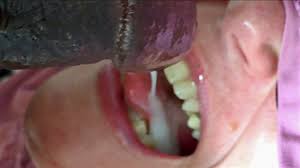 Gagging While Swallowing Cum - Black Cock Jerking off Lots of Cum in My  Mouth Fat BBW SSBBW Sucking and Draining Sperm Load