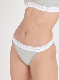Welcome to the marks & spencer website. Brasil Slip Aus Baumwoll Mix Grey Calvin Klein Underwear Damen Place Des Tendances