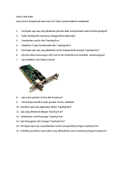 Check spelling or type a new query. Soal Essay Jaringan Komputer