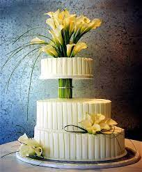 Floating Art Deco Callalilly Calla Lily Wedding Cake Pretty Wedding Cakes Wedding Cake Decorations