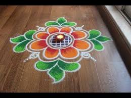 Simple Easy And Quick Freehand Rangoli Designs With Colours Rangoli Designs By Shital Daga Y Rangoli Colours Colorful Rangoli Designs Simple Flower Design