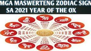 An ephemeris (which is an astronomical dataset for all. Mga Zodiac Sign Na Swerte Sa 2021 Lucky Zodiac Sign 2021 Year Of The Metal Ox Youtube