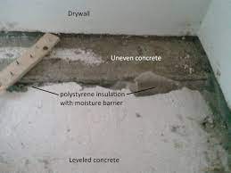 Floating a floor over a concrete slab is very common. Laying Laminate Flooring On Concrete Www Macj Com Br