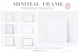 Download Minimal Frame Mockup Bundle Creative Photoshop Templates Creative Market