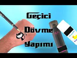 1 Hafta Kalici Gecici Dovme Yapimi Gecici Dovme Youtube Dovme