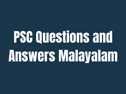 Psc Questions And Answers Malayalam Pdf Download Pscnet