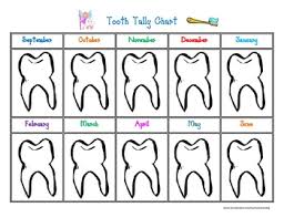 Lost Teeth Chart Worksheets Teaching Resources Tpt