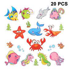 Ein set aus mehreren antirutschaufkleber in koi design. 20 Pcs Anti Rutsch Sticker Badewanne Sticker Kaufland De