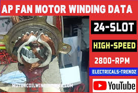 Ap Fan Motor Winding Data In 2020 Fan Motor Wind Data Data