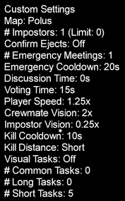 Among Us Hide N Sneak Settings Gameplay Rules In The Comments Amongus