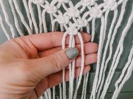 Bohemian macrame wall hanging diy easy slime recipes. Super Simple Diy Macrame Wall Hanging Lemon Thistle