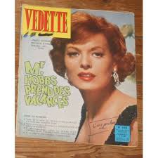 VEDETTE FILM " MR HOBBS PREND DES VACANCES " EN ROMAN PHOTO 23P/ MAUREEN  O'HARA 3P/ JAMES STEWART 2P/ FILM "l'INSPECTEUR " EN ROMAN PHOTO 22P/  STEPHEN BOYD 2P/ DOLORES HART 2P/