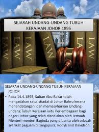 Sekian lama rakyat dikelirukan antara istilah rundingan kemerdekaan dengan rundingan antara kaum. Undang Johor 2