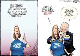 Biden's campaign is done stick a fork in him. Political Cartoons Creepy Sleepy Joe Biden The Mercury News
