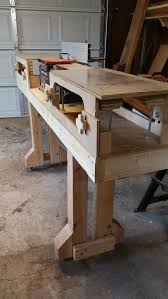 I Built Some Extensions For My Bench Top Jointer So I Could Joint Some 6ft Boards Easier Ht Building A Workbench Woodworking Workbench Woodworking Shop Layout