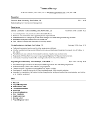 general contractor resume examples and