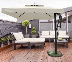 Leco Premium Ampelschirm Babylon Ca 3 X 3 M Shop Ambiente Mediterran Ampelschirm Gartenmobel Sets Outdoor Laternen