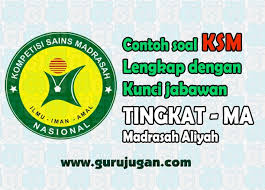 Prediksi soal ksm mts ips terintegrasi 2019 dan pembahasannya matematika fisika geografi Soal Soal Kunci Jawaban Kompetisi Sains Madrasah Ksm Tingkat Ma Guru Jugan