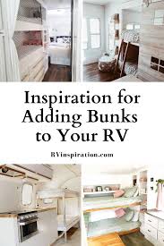 This allows it to fit under the common 8 foot ceiling height without compromising head room, by assuming half of the bed is for the footer and does not require. 12 Rv S With Custom Built Bunk Beds Added Rv Inspiration
