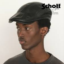 Schott/ショット 公式通販 |LEATHER HUNTING CAP/レザー ハンチング キャップ