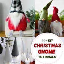 Make a snowman, santa, elf and reindeer toilet paper craft. 10 Diy Gnomes Christmas Gnome Tutorials Applegreen Cottage