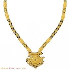 Is liye wo heena ke sone ka intezaar karta hai. 22kt Long Mangalsutra 28 Inch Mangalsutras Gold Jewelry For Sale Black Beaded Jewelry Gold Mangalsutra Designs