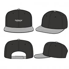 Snapback Cap Fashion Flat Vector Illustration Mockup Design Paid Sponsored Affiliate Fashion Cap In 2020 Snapback Cap Fashion Fashion Flats Mockup Design