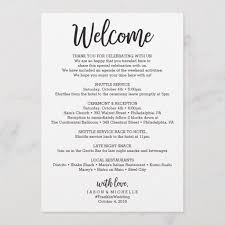 Wedding Itinerary Wedding Welcome Letter Program Zazzle Com Wedding Itinerary Welcome Letters Wedding Welcome Letters