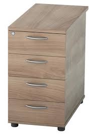 Shop wayfair for all the best drawers desks. 4 Drawer Desk High Pedestal Lockable 7 Wood Finishes Universal
