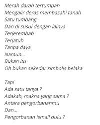 Teringat kan dikau nan jauh di mata. Puisi Idul Adha Pendek Sajak Dan Puisi