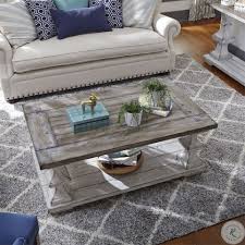 › distressed white round coffee table. Sedona Heavy Distressed White Cocktail Table From Liberty Coleman Furniture