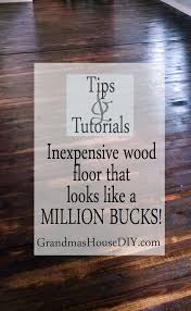 This affordable and attractive alternative mimics. How To Install An Inexpensive Wood Floor That Looks Like An Expensive Hardwood Floor For Cheap Pine Do Cheap Wood Flooring Diy Flooring Cheap Hardwood Floors