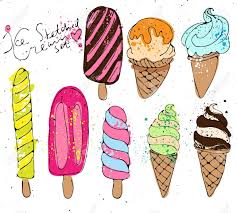 Set Von Hand Gefarbt Zeichnen Eis Illustration Isoliert Auf Weissem Hintergrund Lizenzfrei Nutzbare Vektorgrafiken Clip Arts Illustrationen Image 66757532