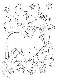 Disegni Da Colorare Degli Unicorni Con Fiori E Stelle Blogmammait