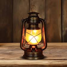 Uppladdningsbar Vintage LED Stormlykta med 3 Ljuslägen