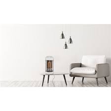 They don't use an open flame and don't give off any carbon dioxide or harmful emissions. Westinghouse Infrared Oscillating Portable Electric Patio Heater 4 100 Btu 20 5 In White Wes31 1200mwht Rona