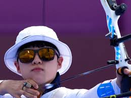 The sensational korean archer already has two gold medals to her name at the 2021. H Ad76shywfjfm