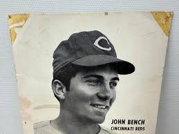 Sold at Auction: 1970 Jamesway Johnny Bench Autographed Card
