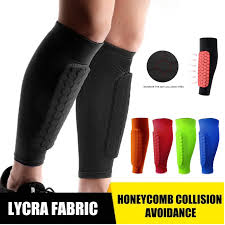 Honeycomb Soccer Shin Guards and Calf Compression Sleeves