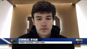 Irish guard Cormac Ryan gives boost in first games played at Notre Dame