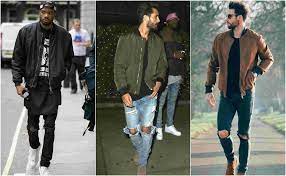 Anyone can wear a bomber jacket. The Idle Man Bomber Jacket Outfit Mens Bomber Jacket Outfit Jackets Men Street