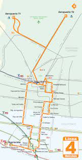 Text of linea 4 metrobus. Fichas Tecnicas